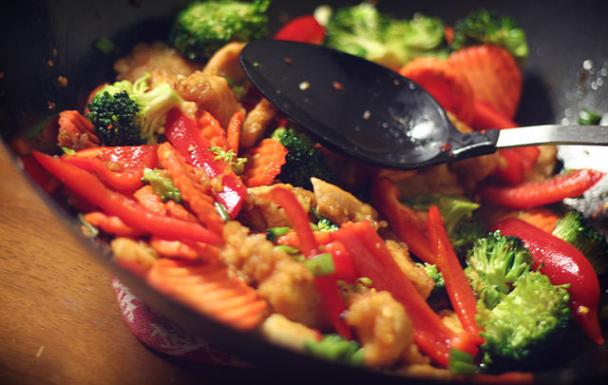 Pressure Cooker Red Pepper Chicken