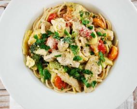 Artichoke Chicken Pasta