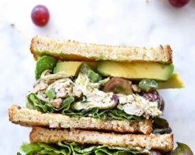 Creamy Avocado Greek Yogurt Chicken Salad