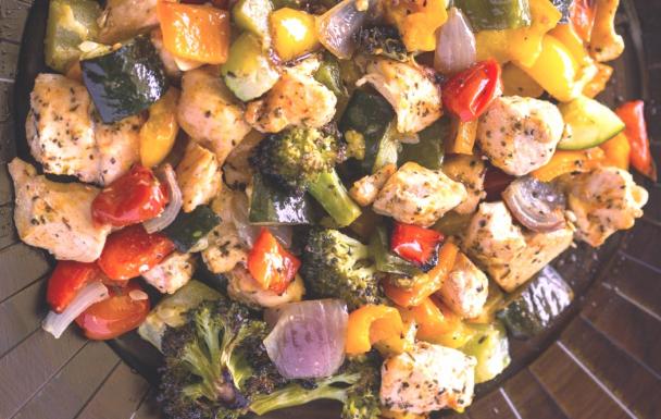 Baked Chicken and Veggies