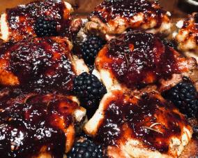 Blackberry-Glazed Chicken