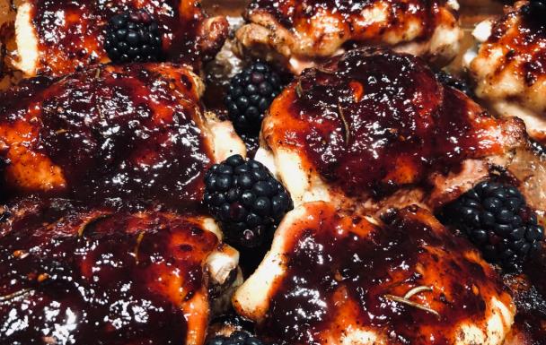 Blackberry-Glazed Chicken