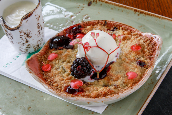 Blackberry & Apple Pudding