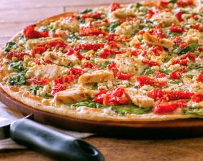 Chicken Pizza Recipe with Thai Flavors