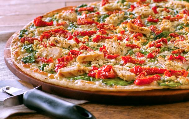 Chicken Pizza Recipe with Thai Flavors