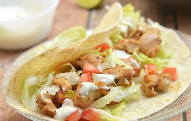 Chicken Soft Tacos