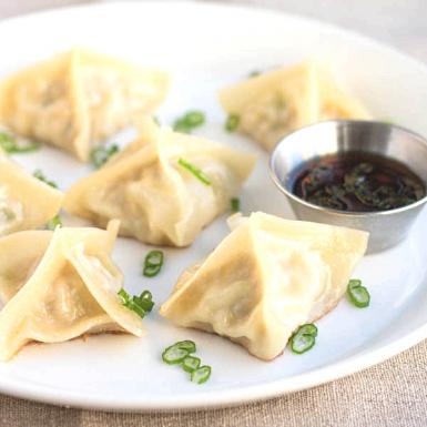 Chicken and Lemon Pot Stickers