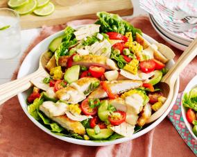 Chicken and tortilla salad