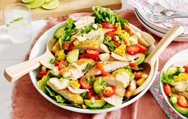 Chicken and tortilla salad