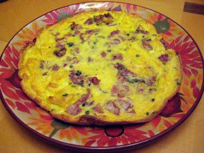 Crispy Prosciutto and Scallion Frittata