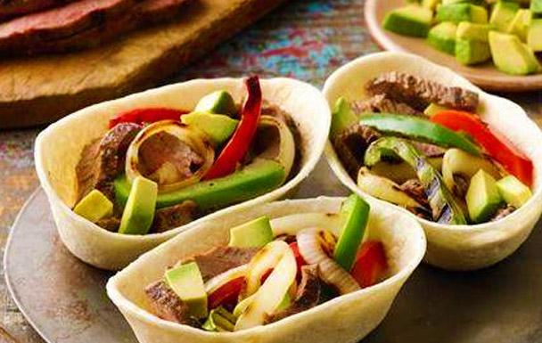 Grilled Chicken Fajita Boats