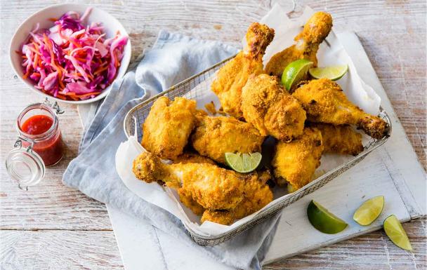 Healthier southern fried chicken
