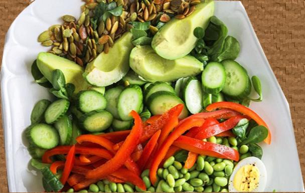 Healthy Green Power Salad
