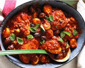 Healthy and spicy Chicken cacciatore recipe