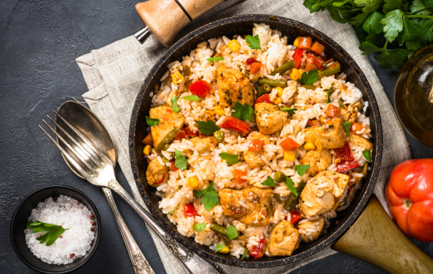 High Protein Chicken Fried Rice