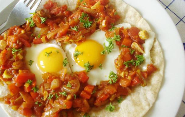 Huevos Rancheros - Ranch style eggs