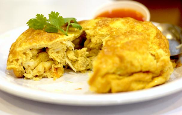 Chicken Enchilada Omelet