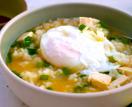 Miso Soup with Rice & Poached Egg