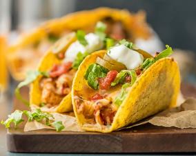 OVEN BAKED CHICKEN TACOS RECIPE