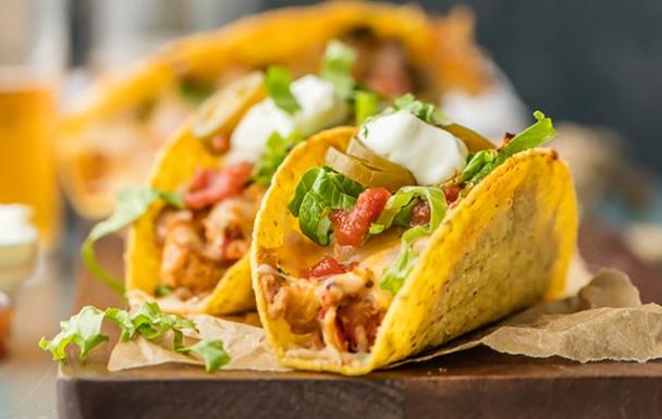 OVEN BAKED CHICKEN TACOS RECIPE