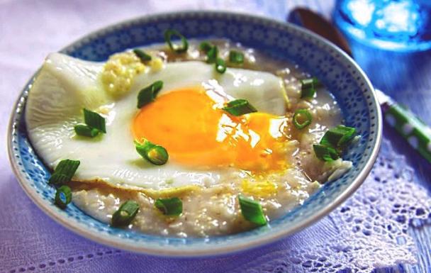 Oatmeal and Soft-Cooked Egg