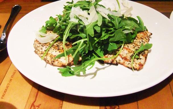 Paillard of chicken with lemon & herbs