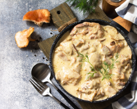 Chicken Cutlets with Creamy Pesto Sauce