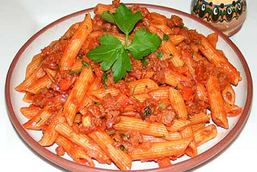 Rick's Grilled Chicken Penne Pasta