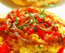 Scrambled Egg Breakfast Tostadas recipe