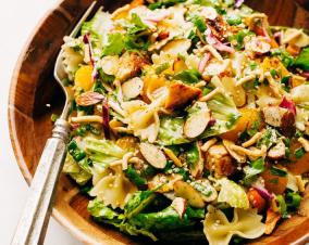 Sesame Ginger Chicken Pasta Salad Recipe