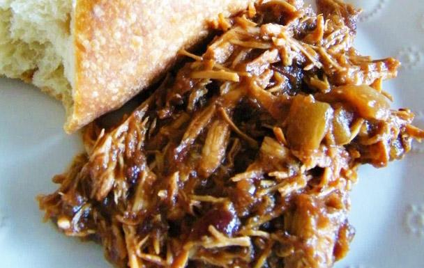 Slow Cooker BBQ Cranberry Chicken