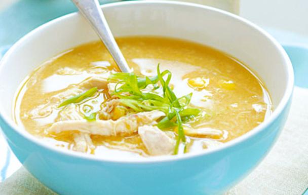 Sweet Corn Chicken Soup