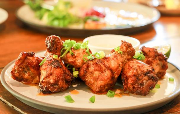 GLAZED LEMON HONEY GARLIC CHICKEN