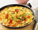 Chicken Frittata with Cantaloupe-Tomato Salsa