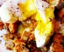 Chicken Hash with Eggs