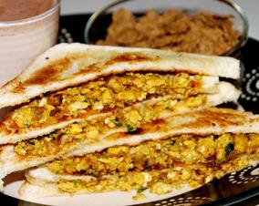 Egg Bhurji Sandwich