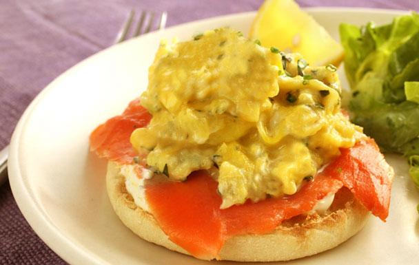 Egg & Salmon Sandwich