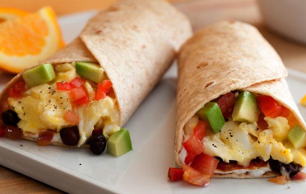 Egg White Breakfast Burrito
