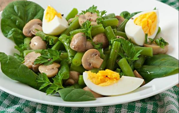 Egg Mushroom Salad