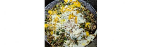 Mushroom & Spinach Eggs