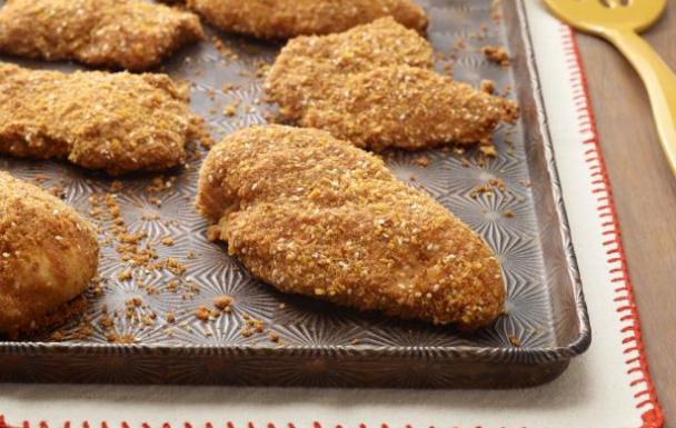 Oven-Fried Chicken Breasts