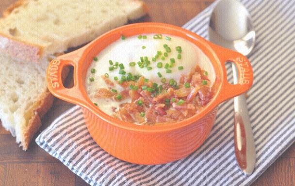 Shirred Eggs with Toast Soldiers