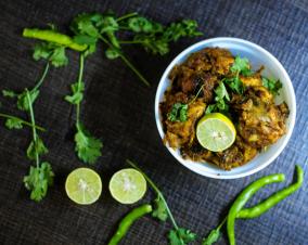 Indian-Style Chicken and Onions