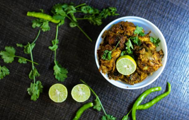 Indian-Style Chicken and Onions