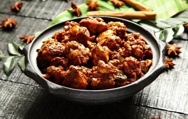 Kerala Chicken Roast Recipe